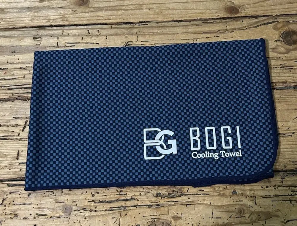 Bogi Cooling Towel Checkered Blue